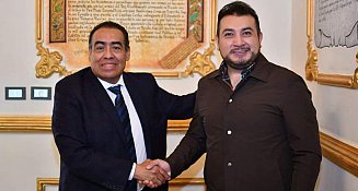 Se reúne Salvador Santos Cedillo con el nuevo rector de la UTT