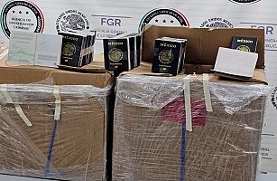 Recuperan en Calpulalpan más de mil 300 pasaportes robados a la SRE, hay dos detenidos