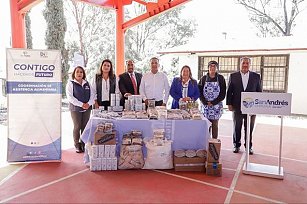 Inaugura Edmundo Tlatehui Comedor Escolar en la Telesecundaria Alejandro García