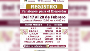 Abren registro para la Pensión del Bienestar en Tlaxcala