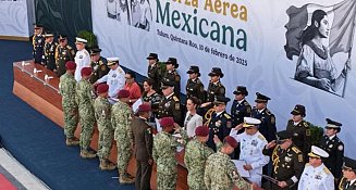 Claudia Sheinbaum celebra 110 años de la Fuerza Aérea Mexicana