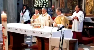 Obispo auxiliar de Puebla llama a orar por víctimas de la violencia durante Misa de Resurrección