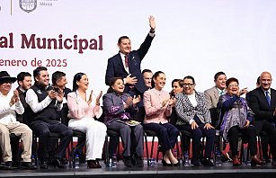 Claudia Sheinbaum encabeza Encuentro Nacional Municipal 2025 con respaldo de Puebla