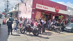 Balean a dos personas en pleno centro de Chiautempan; no hay detenidos