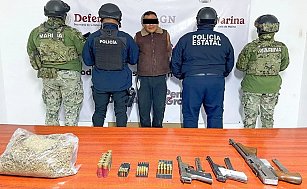 Detención de "El Rorro" con armamento ilegal en Zacatlán