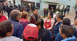 Comerciantes piden intervención de Movimiento Antorchista ante desalojo en la capital