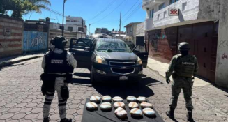 Desmantelan en Tlaxcala vehículo con 13 paquetes de marihuana: Ejército y GN actúan