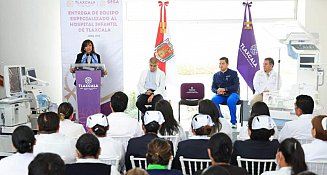 Lorena Cuéllar fortalece el Hospital Infantil de Tlaxcala con nueva tecnología