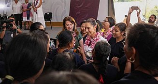 Claudia Sheinbaum lanza Red de Tejedoras de la Patria en Morelos