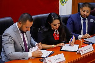 Firma Gobierno de Cholula convenio en favor de las y los migrantes