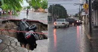 Lluvias e inundaciones causan graves daños en Veracruz-Boca del Río