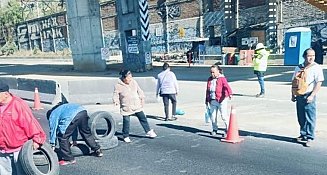 Bloqueo en la Autopista México-Puebla: Manifestantes exigen trolebús