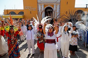 Tradición, arte y cultura en el arranque del Equinoccio Xopanilhuitl 2025 en San Pedro Cholula