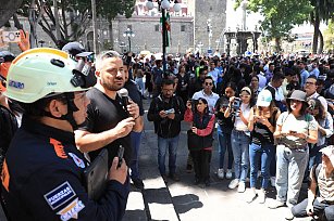 Ayuntamiento de Puebla participa exitosamente en el Simulacro Nacional 2024