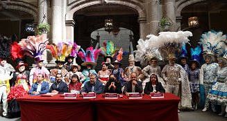 Presentan programa del Festival de Huehues 2025 en Puebla