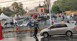 Colapsa escenario del concierto por el Día de las Madres en la alcaldía Gustavo A. Madero 