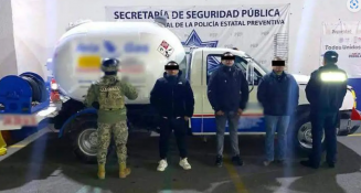 Detienen a tres tlaxcaltecas en Puebla por robo de gas LP
