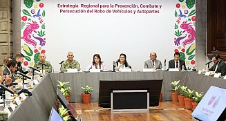 Reunión para combatir el robo de vehículos