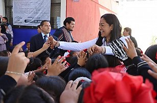 Ariadna Ayala impulsa la educación en Atlixco con nuevas aulas escolares