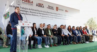 Armenta: Progreso para municipios con obra comunitaria