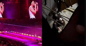 Caen dos personas desde gradas durante concierto de Quevedo en el Palacio de los Deportes