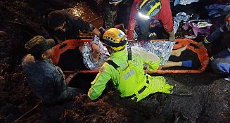 Rescate en Jilotzingo: Tres miembros de una familia salvados tras desgajamiento de cerro