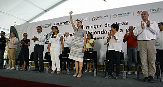 Claudia Sheinbaum arranca programa Vivienda para el Bienestar en Quintana Roo