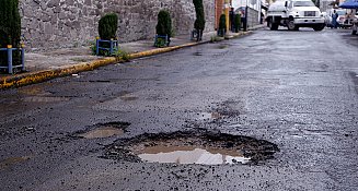 Anuncian inversión de 110 millones de pesos para bacheo en Puebla