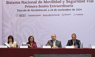 Lorena Cuéllar impulsa estrategias para movilidad y seguridad vial en Tlaxcala