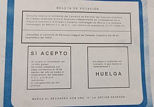 Trabajadores de Volkswagen aceptan aumento salarial del 10.59%; no habrá huelga