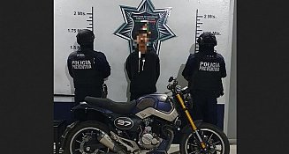 Policía de Atlixco recupera motocicletas robadas y captura a dos sospechosos