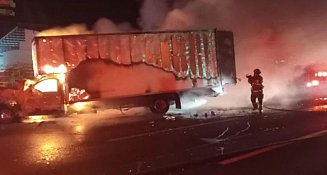 Accidente en la carretera 57: cierre total y filas de 6 km