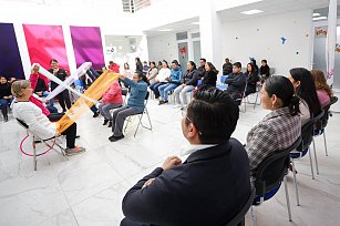 Promueve Lupita Cuautle la prevención de la salud en personas adultas mayores de San Andrés Cholula