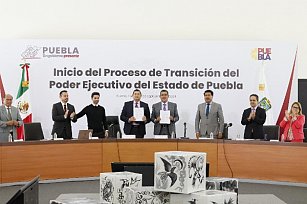 Sergio Salomón y Alejandro Armenta dan inicio al proceso entrega-recepción 