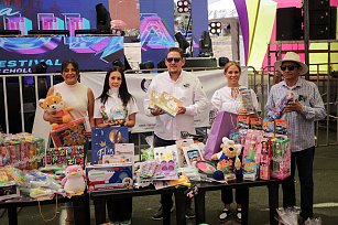 Festival electrónico y rodada clásica unen a San Andrés Cholula en favor de las niñas y niños