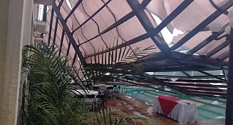 Solo daños materiales deja granizada en Tlaxcala, Chiautempan y Apetatitlán