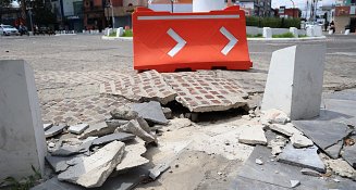 Exponen sobrecostos y fallas en remodelación de Avenida Juárez; empresas responsables deberán responder