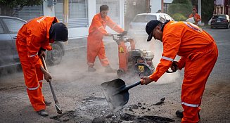 Supervisan bacheo nocturno en Puebla con inversión histórica