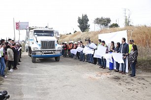 Omar Muñoz da banderazo de inicio a importante acceso al municipio sobre Periférico Ecológico 