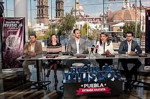 Presentan calendario 2025 de Noche de Museos en Puebla