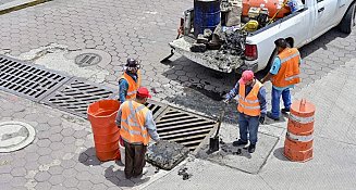 Tlaxcala mejora drenaje y seguridad vial en calle Ribereña de Tizatlán