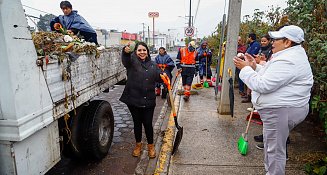 Se realizó la primera jornada de "La Ciudad la Limpiamos Todos" en San Pedro Cholula"