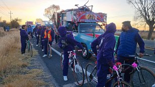 Tres peregrinos lesionados tras ser atropellados por un camión en la carretera Tlaxcala-Texmelucan