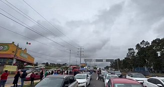 Se reportan bloqueos y cierres en la autopista México-Puebla