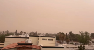 Tormenta de arena cubre Ciudad Juárez este Viernes Santo; alertan precauciones