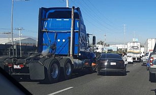 Tráfico detenido en la autopista México-Puebla: accidente a la vista