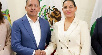 Realizan Mundo Tlatehui y Lupita Cuautle primera reunión para la transición en San Andrés Cholula  