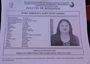 María Enriqueta, hallada sin vida en Ocoyucan tras días de desaparición