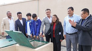 ¡Después de 25 años! La Telesecundaria en Tlaxcala ya tiene agua potable