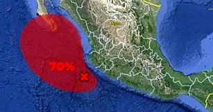 Baja presión en el Pacífico podría convertirse en ciclón tropical frente a las costas de Jalisco y Nayarit